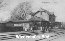 Wiedenbrück Süd um 1914