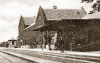 Bahnhof um 1900