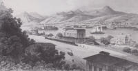 Bahnhof um 1860