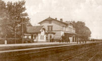 Bahnhof um 1918